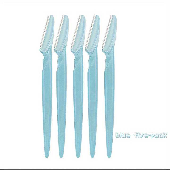 3-24pcs Eyebrow Razor Shaper Set, Facial Hair Remover Trimmer Grooming Kit for Women And Men, Stainless Steel, Non-Electric, No Battery Needed, with Various Colors for Versatility