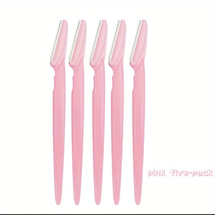 3-24pcs Eyebrow Razor Shaper Set, Facial Hair Remover Trimmer Grooming Kit for Women And Men, Stainless Steel, Non-Electric, No Battery Needed, with Various Colors for Versatility