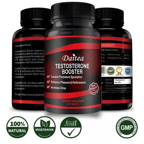 Strongest Testosterone Booster - Increase Strength, Stamina, Energy - Endurance Test Booster, Muscle Growth Improve Performance