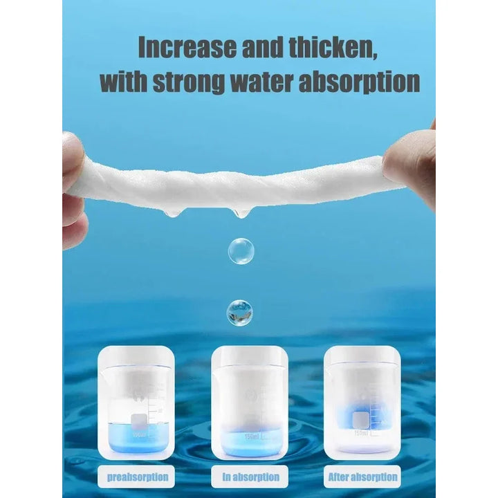 Reusable thickened face towel One pack of 50 pieces per pack Travel cleanser, wet and dry makeup remover, cotton soft fabric