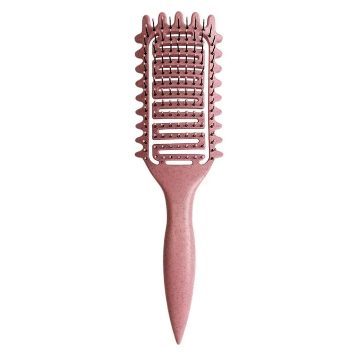 Curl Define Styling Brush Hollow Out Detangling Hair Brush Tangled Wet Curly Hair Comb Shaping Curls Barber Hairdressing Tools