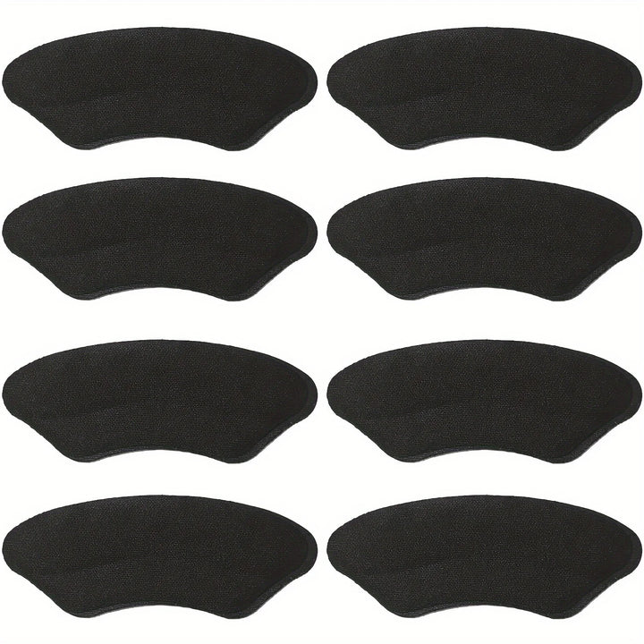 8-Pack Heel Pads for Too Big Shoes Self-Adhesive Heel Protectors Heel Inserts Improve Shoe Fit And Comfort Prevent Heel Slippage