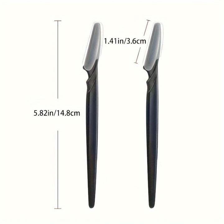 3-24pcs Eyebrow Razor Shaper Set, Facial Hair Remover Trimmer Grooming Kit for Women And Men, Stainless Steel, Non-Electric, No Battery Needed, with Various Colors for Versatility