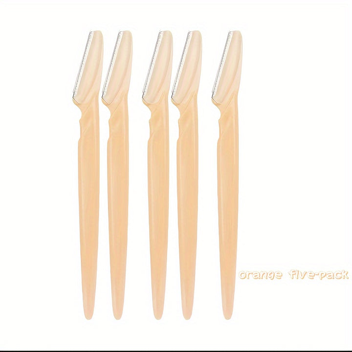 3-24pcs Eyebrow Razor Shaper Set, Facial Hair Remover Trimmer Grooming Kit for Women And Men, Stainless Steel, Non-Electric, No Battery Needed, with Various Colors for Versatility